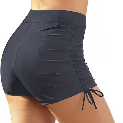 Damen Figurschmeichelnde Badeshorts mit Raffung und Seitenschnürung Drune