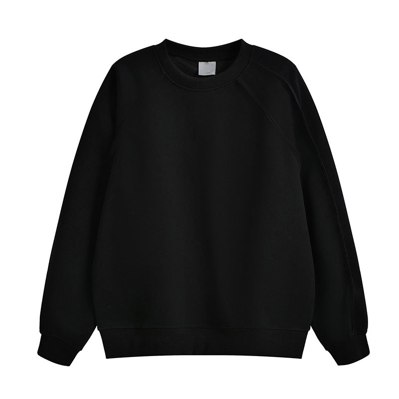 Unisex Oversize Sweatshirt mit Raglanärmeln und Rippbündchen Drune