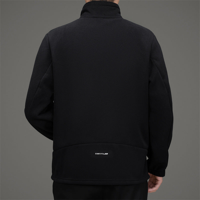 Herren Fleecejacke mit praktischen Taschen und modischem Reißverschluss Drune