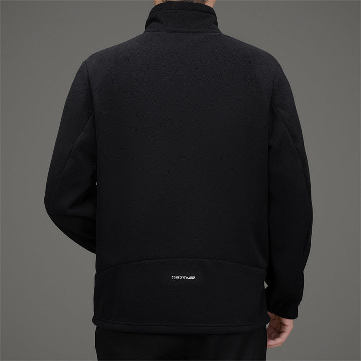 Herren Fleecejacke mit praktischen Taschen und modischem Reißverschluss Drune