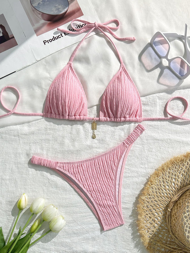 Damen Triangel-Bikini mit raffinierten Rüschen Drune