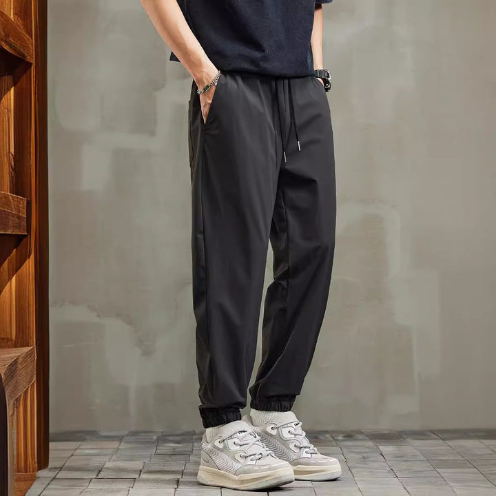 Herren leichte Sporthose mit elastischem Bund und atmungsaktivem Stoff Drune