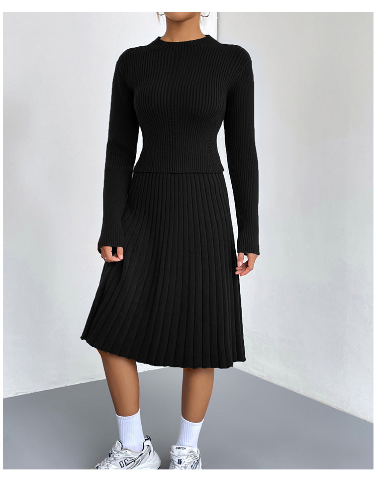 Drune | A-Linie Rock Strickpullover Set