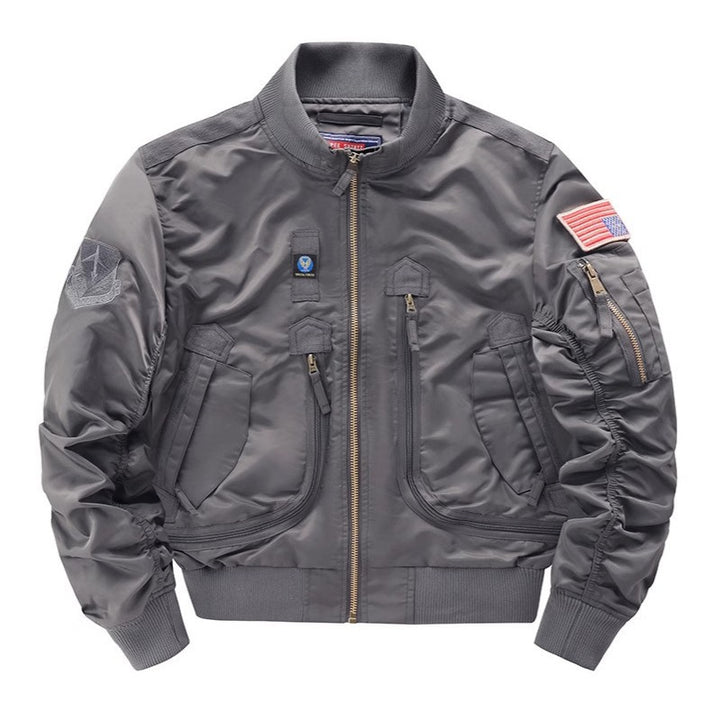 Herren Sportlicher Bomberjacke Drune