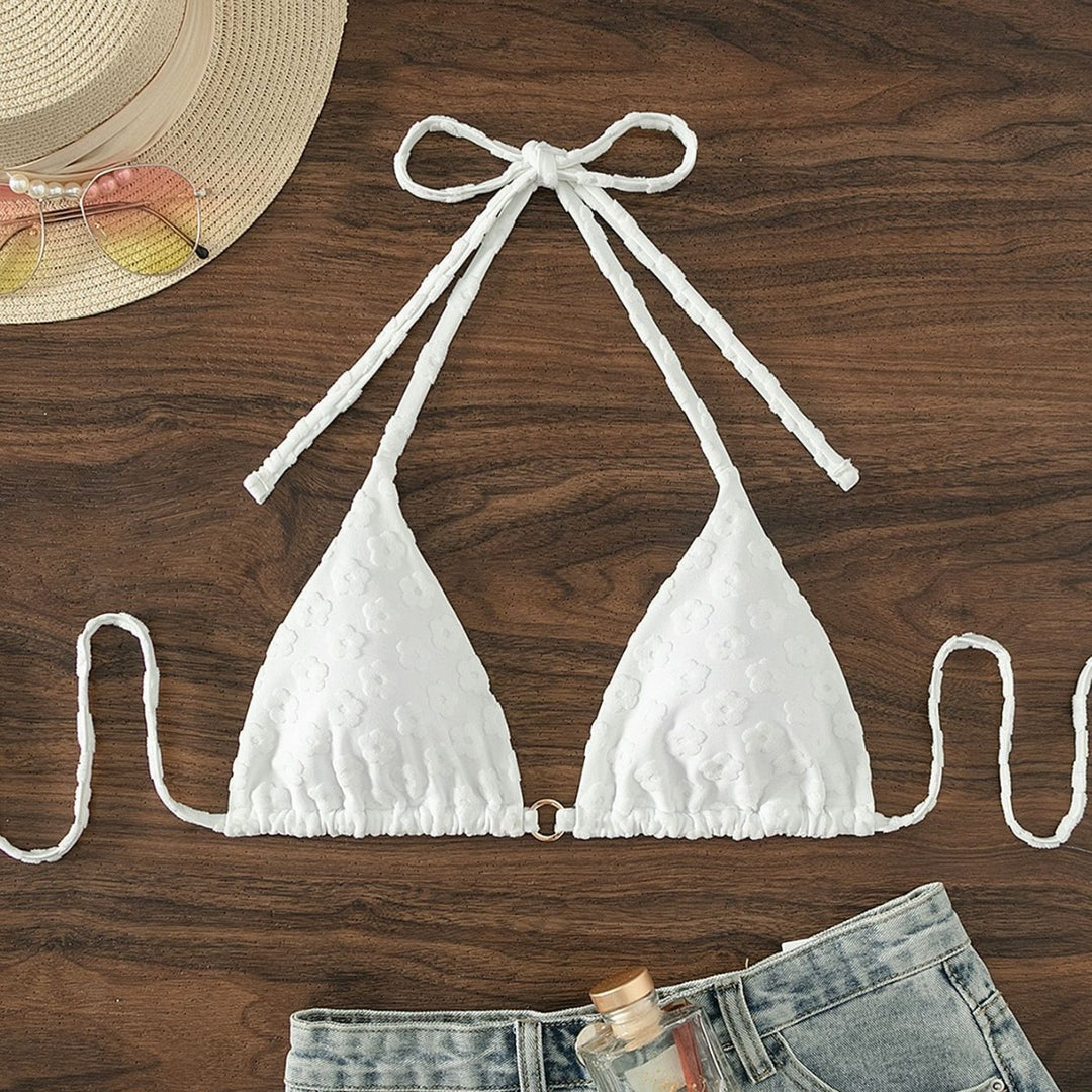 Damen Triangel-Bikini mit einzigartigem Muster Drune