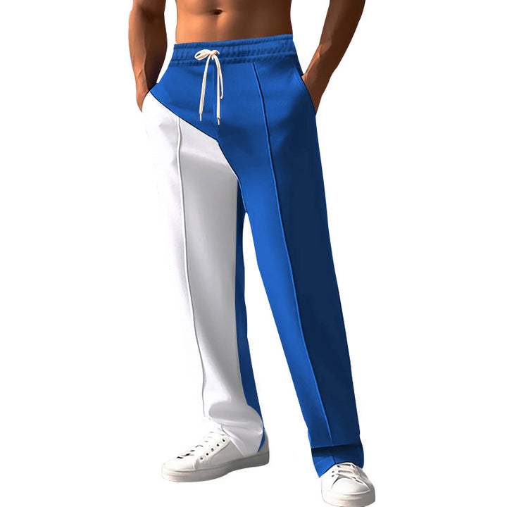Herren nan sportliche Jogginghose mit asymmetrischem Schnitt und elastischem Bund Drune