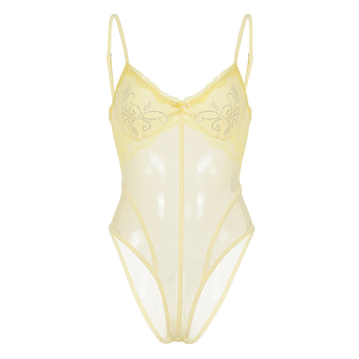 Damen Body mit verführerischen Spitze-Details und elegantem Design Drune