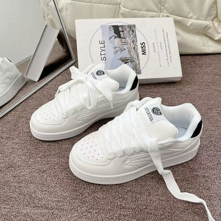 Damen Modische Sneakers mit atmungsaktivem Obermaterial und rutschfester Sohle Drune