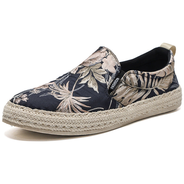 Damen Florale Slip-On Sneakers