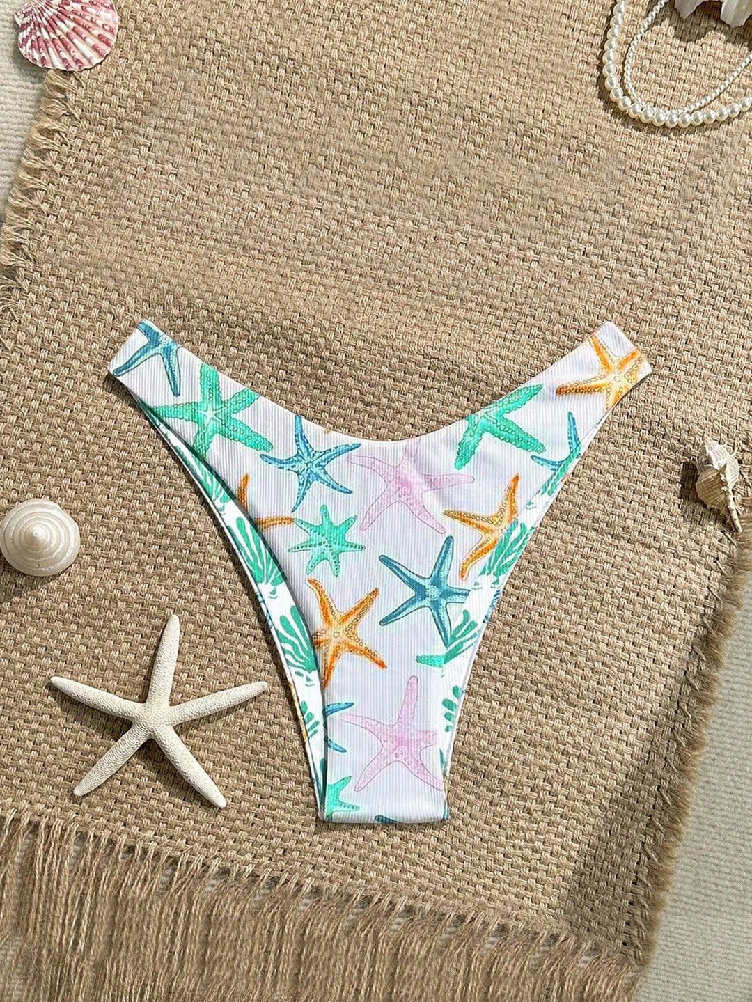 Damen Triangel-Bikini mit maritimem Sternenmuster Drune