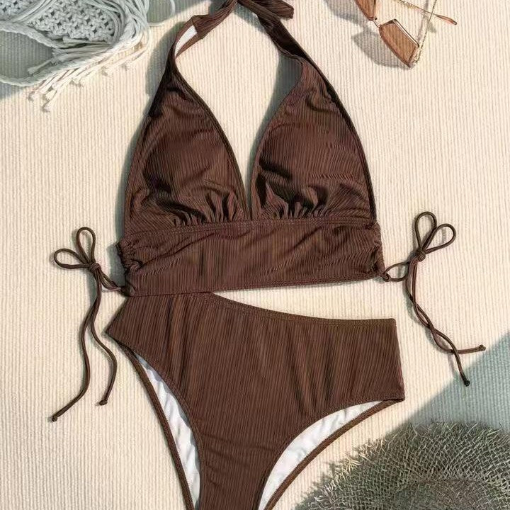 Damen Triangel-Bikini mit modischem Wickel-Design Drune