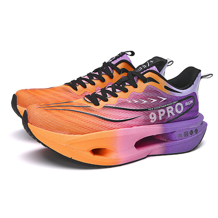 Unisex gedämpfte Wettkampf‑Laufschuhe mit Hohlkern‑Zwischensohle und atmungsaktivem Mesh‑Obermaterial Drune