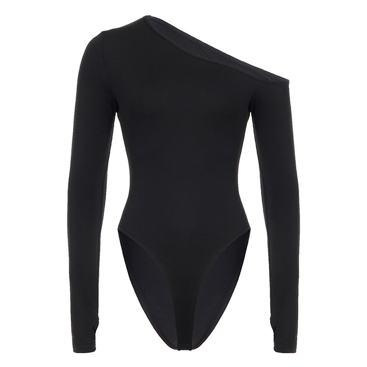 Damen Langarm-Bodysuit mit elegantem Off-Shoulder-Design Drune