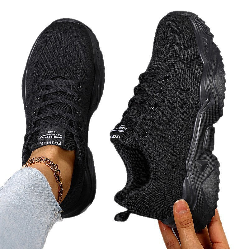 Damen Urbaner Strick-Sneaker mit elastischem Schaft, robuster Profilsohle und gepolstertem Komfortfußbett Drune