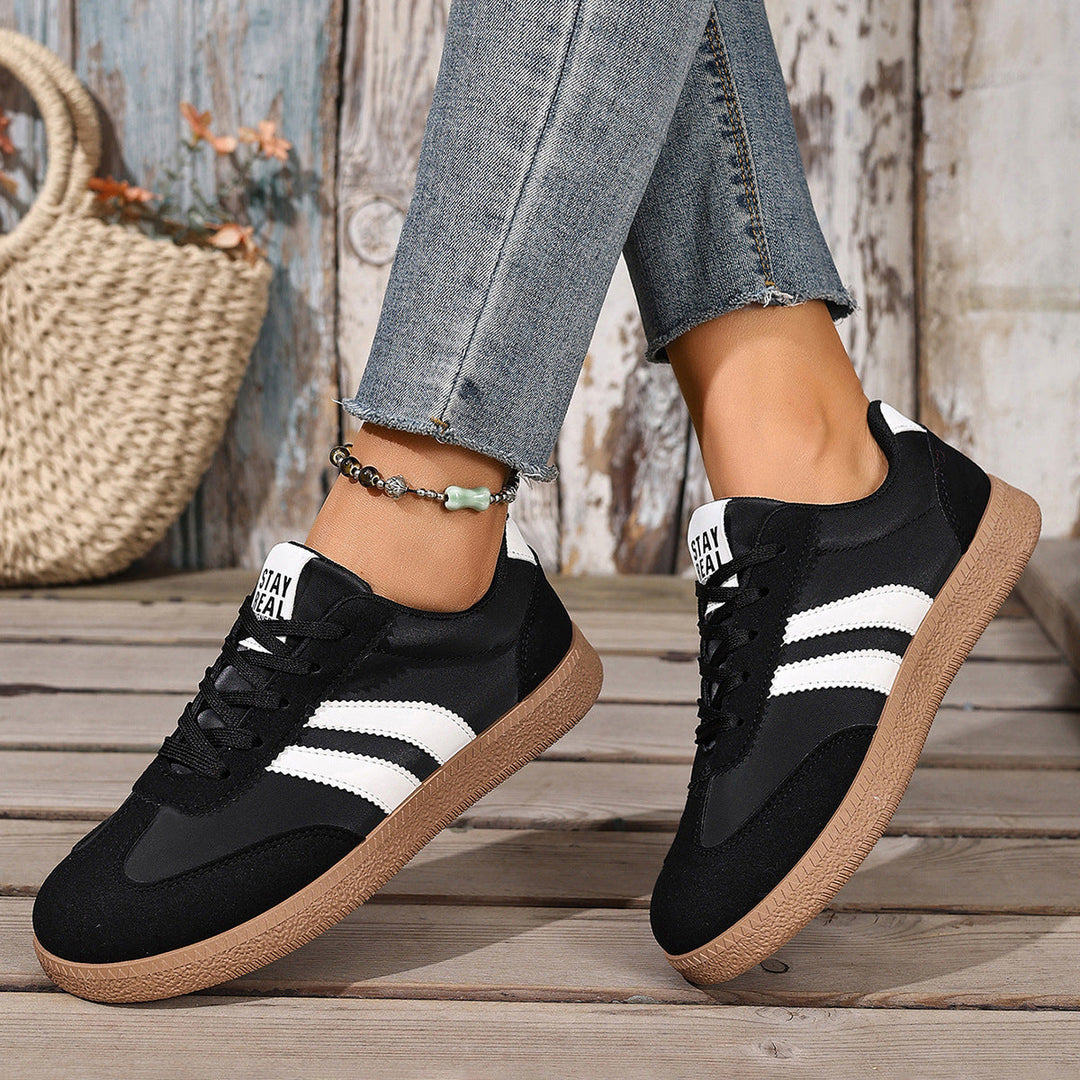 Damen Urbanes Lifestyle-Sneaker mit sportlichem Obermaterial und rutschfester Sohle Drune