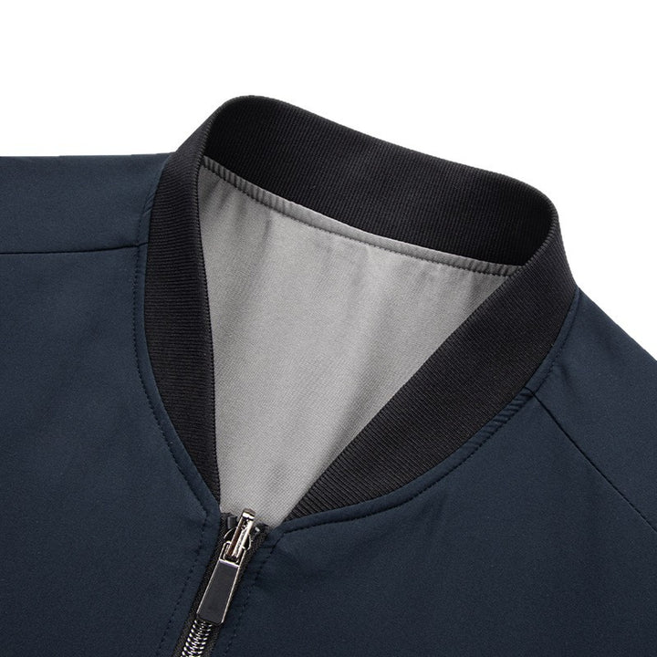 Herren Sportliche Übergangsjacke mit hohem Kragen und funktionellen Taschen Drune