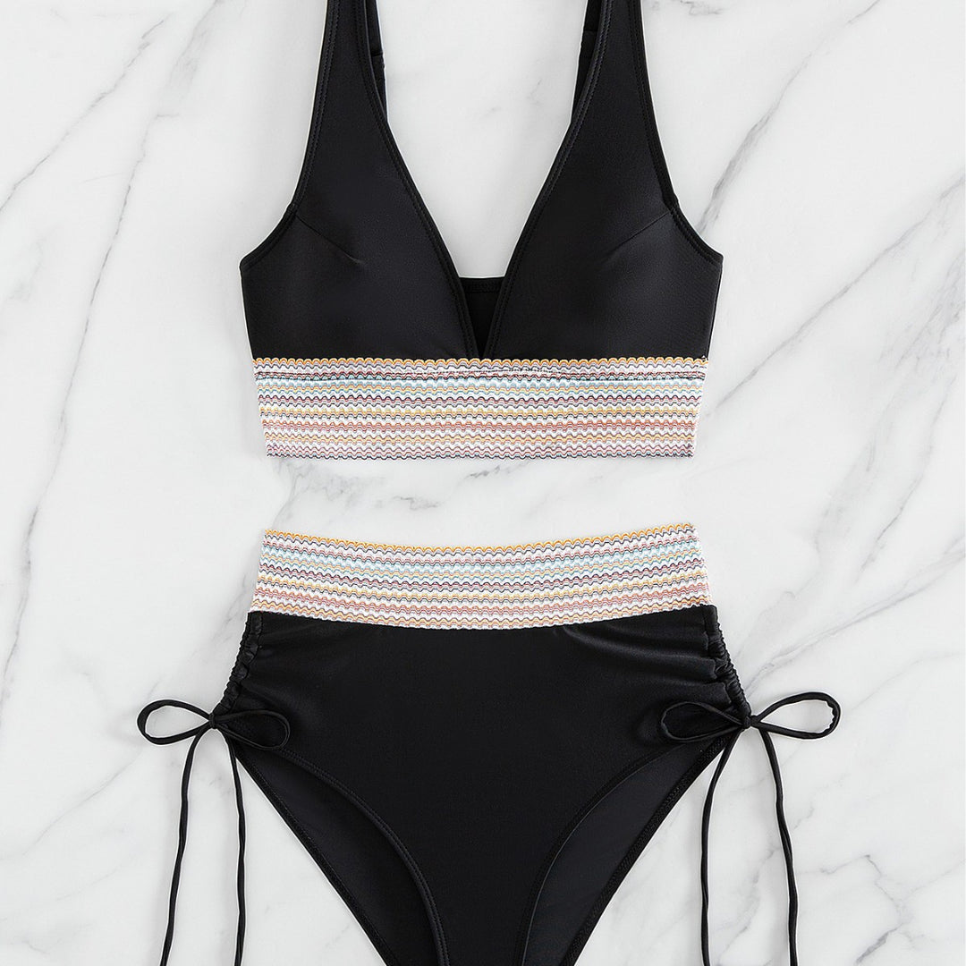 Damen Hochgeschnittener Sportbikini Drune