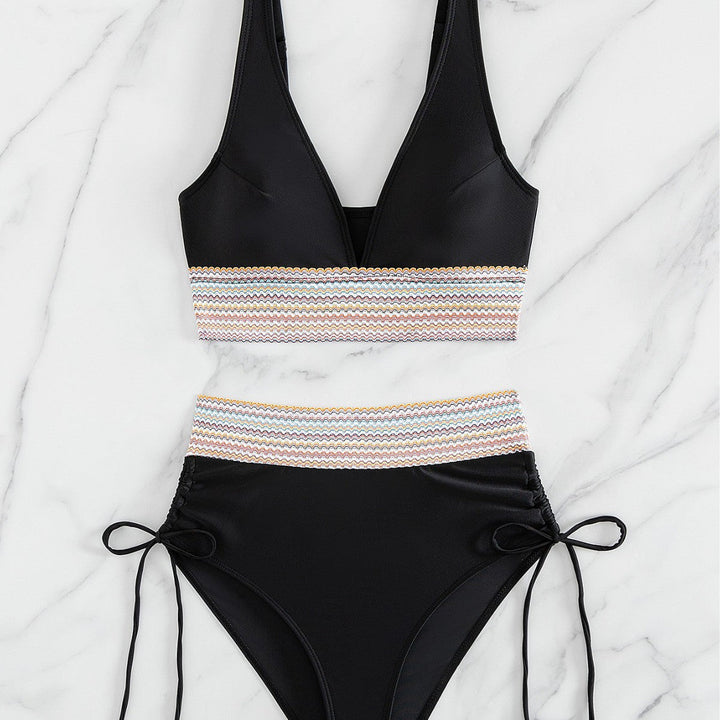 Damen Hochgeschnittener Sportbikini Drune