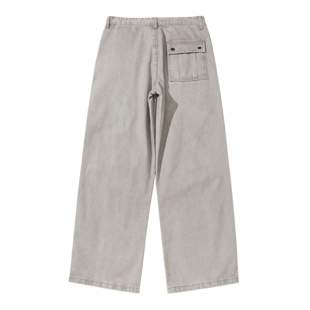 Damen Weite Cropped-Cargohose mit Kniepaneelen und aufgesetzten Taschen Drune