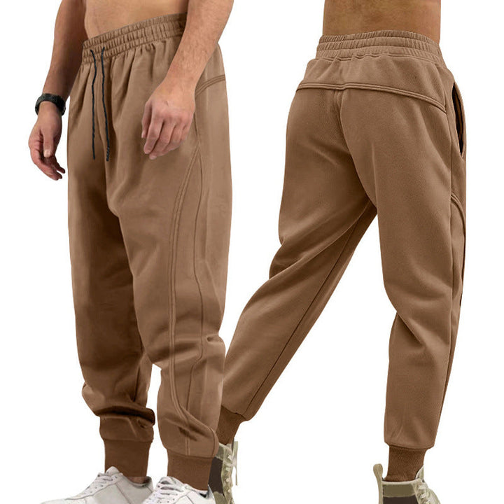 Herren sportliche Jogginghose mit elastischem Bund und Taschen Drune