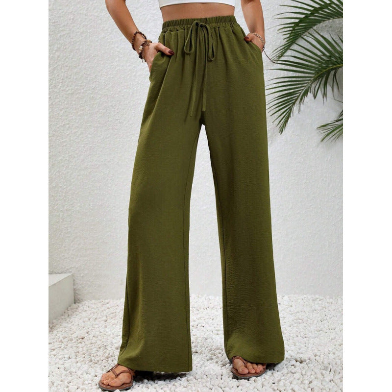 Damen Luftige Weite Sommerhosen Drune