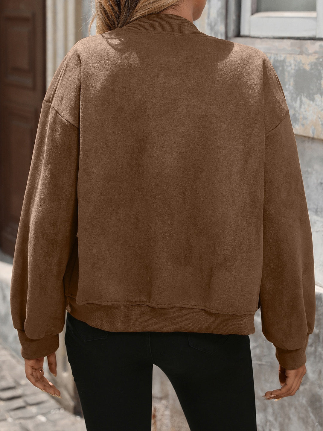 Damen Oversized Bomberjacke Drune