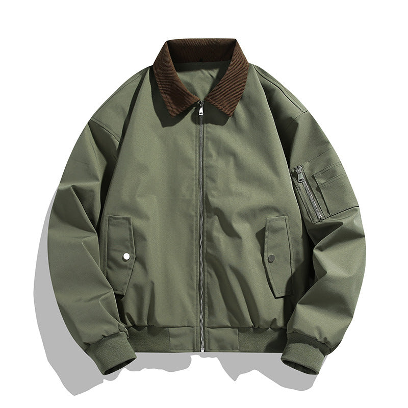Herren Modische Übergangsjacke mit Steppdesign Drune