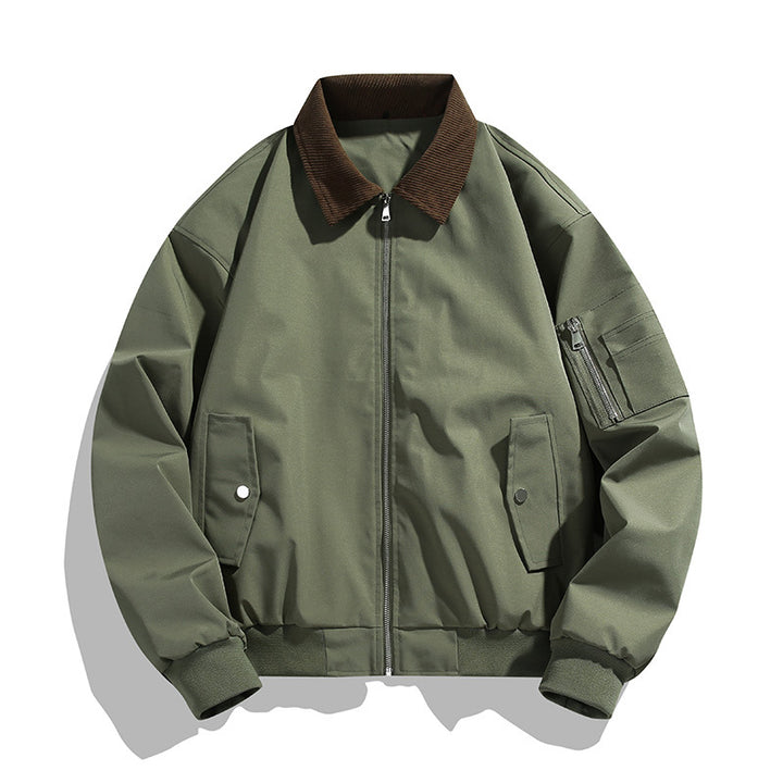 Herren Modische Übergangsjacke mit Steppdesign Drune