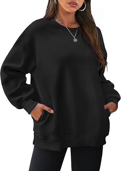Damen lässiger Oversized Sweatshirt Drune