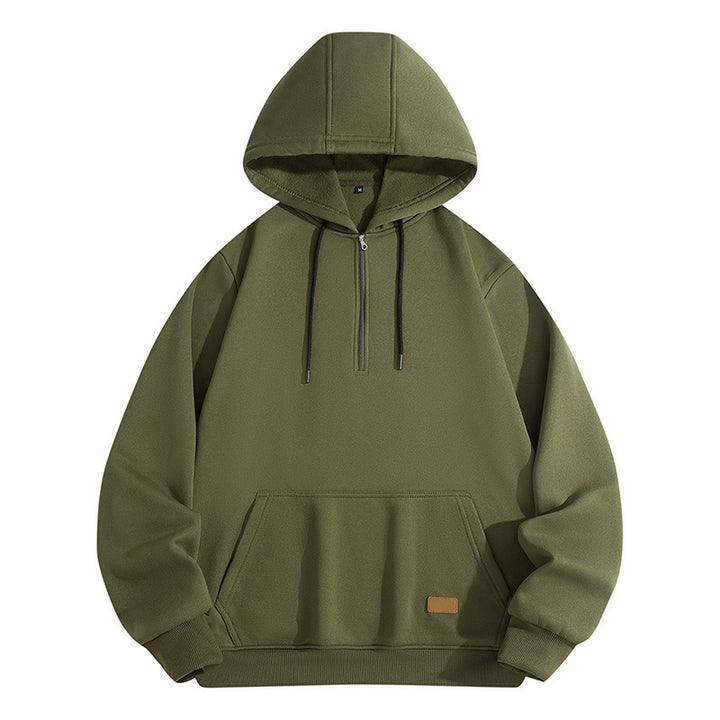 Herren Sportlicher Kapuzenpullover mit Reißverschluss Drune
