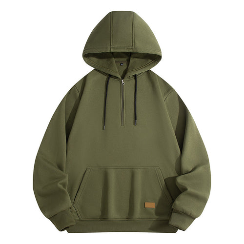 Herren Sportlicher Kapuzenpullover mit Reißverschluss Drune