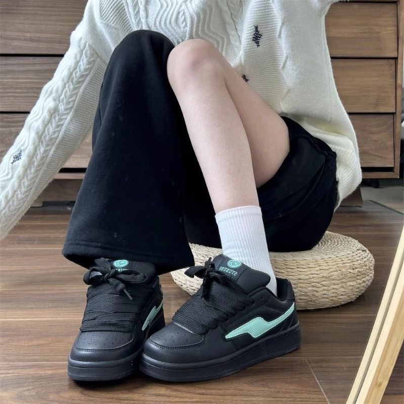 Damen Sneakers im sportlichen Vintage-Stil mit gepolsterter Innensohle Drune