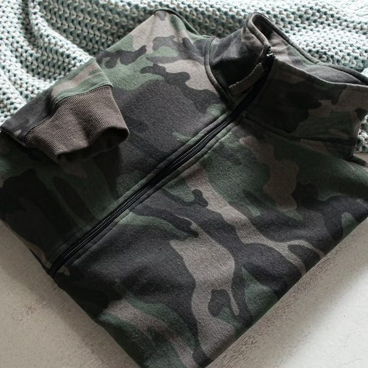 Herren Urbaner Steppjacke mit hohem Kragen Drune