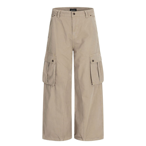 Damen Weite Cargo-Culotte-Shorts mit aufgesetzten Pattentaschen Drune