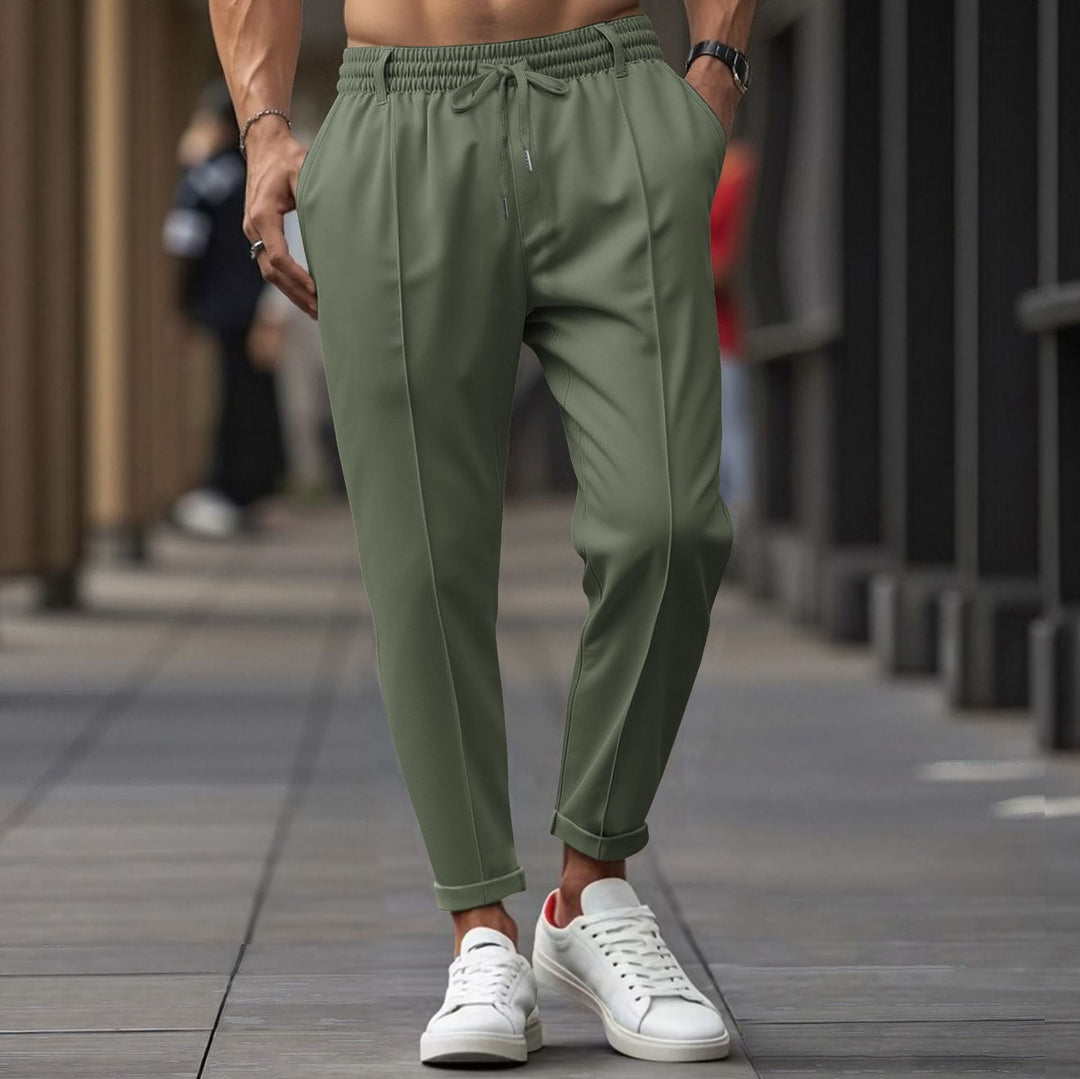 Herren lässige Jogginghose mit elastischem Bund und praktischen Seitentaschen Drune