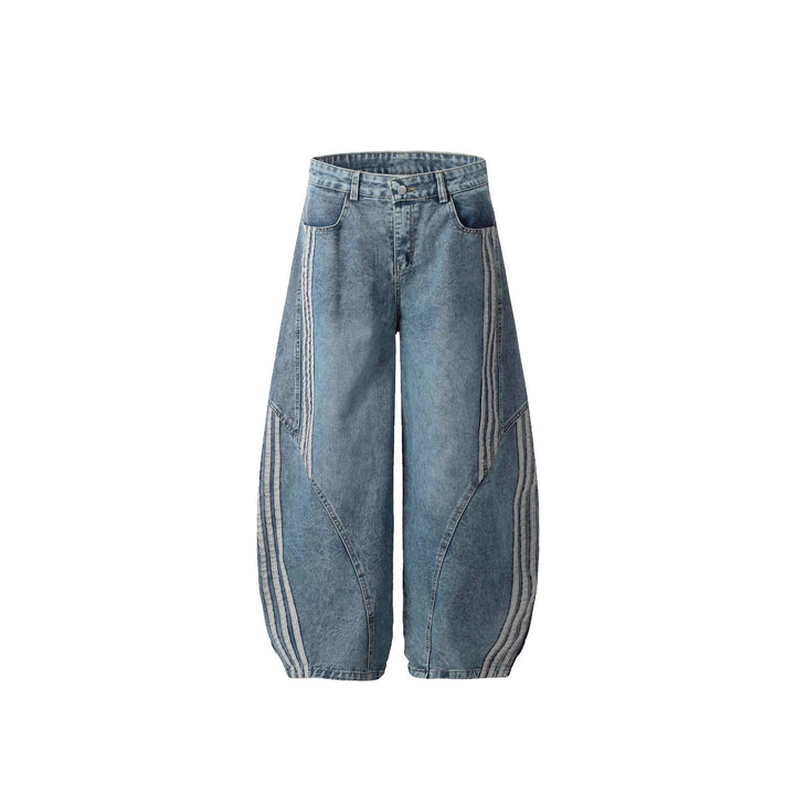 Damen Modische Weitbein-Jeans Drune