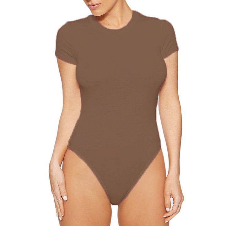Damen Body mit kurzem Arm und figurbetontem Schnitt Drune