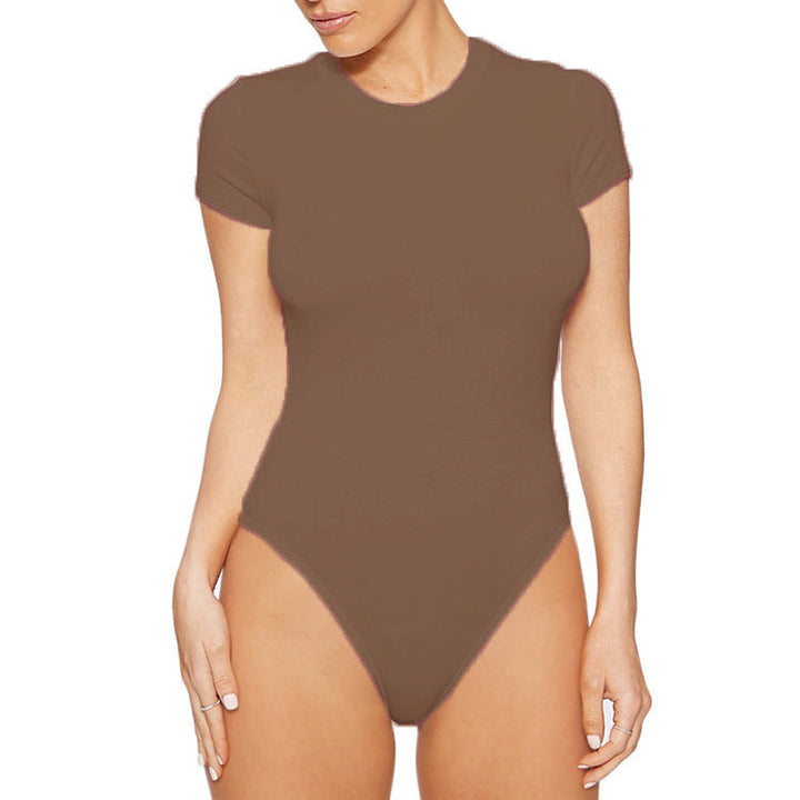 Damen Badesuit mit kurzem Arm und hoher Taillierung Drune