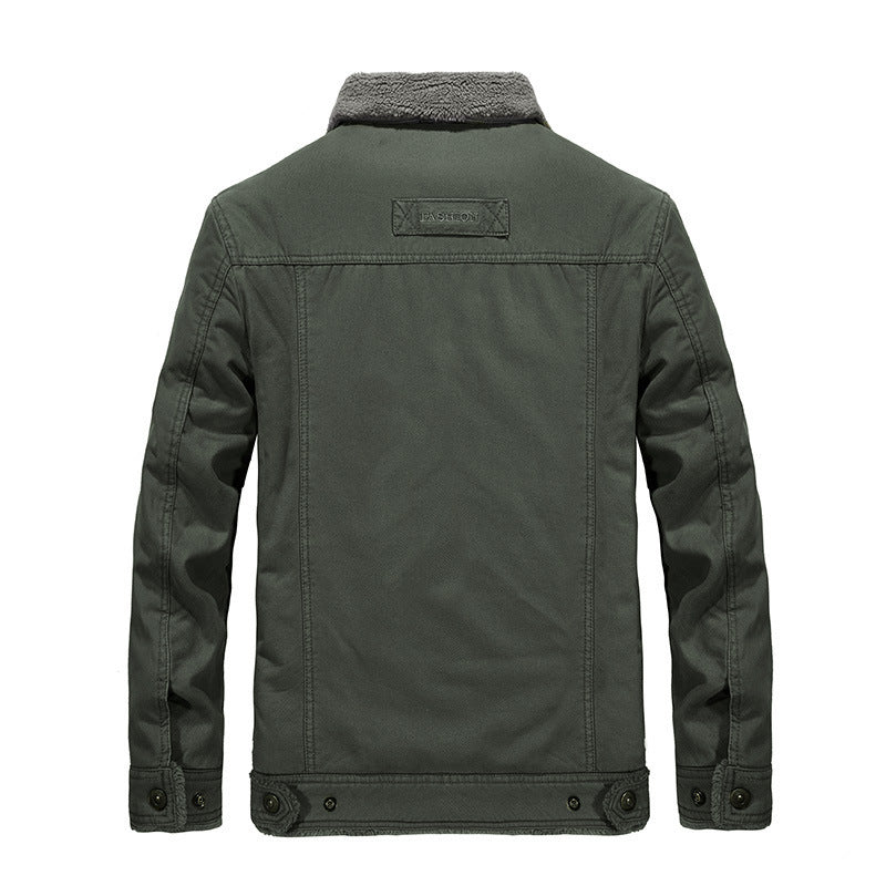 Herren Bequeme und warme Fleecejacke Drune