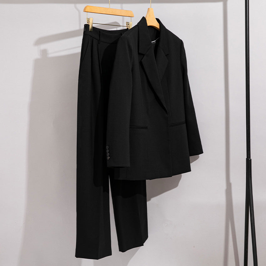 Damen Longline-Blazer mit verdeckter Knopfleiste und schmaler Silhouette Drune