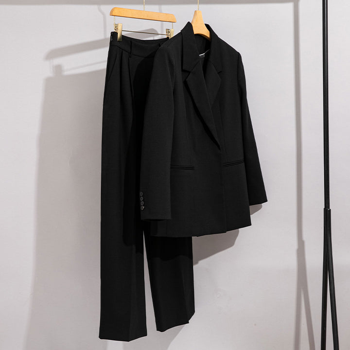 Damen Longline-Blazer mit verdeckter Knopfleiste und schmaler Silhouette Drune