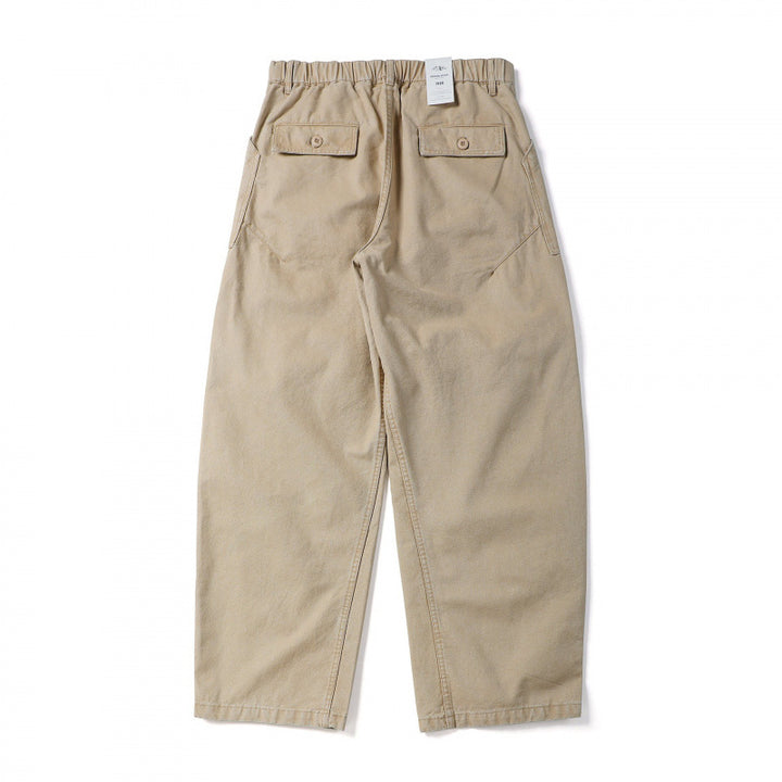 Unisex Lockere Utility-Hose mit hoher Taille, weitem Bein und aufgesetzten Arbeitstaschen Drune