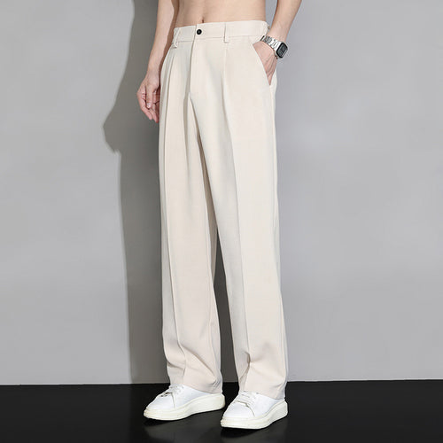 Herren Elegante und bequeme Bundfalten-Hose