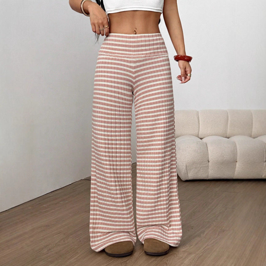 Damen elegante Karottenhosen mit Karo-Muster Drune
