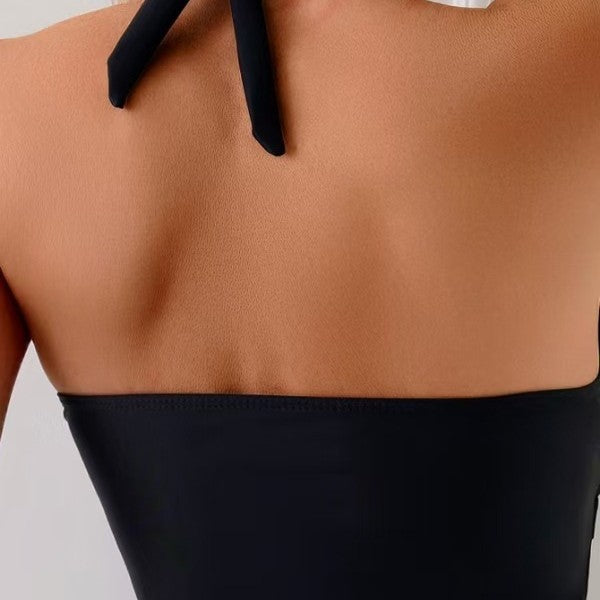 Damen hochmodernes Tankini-Set mit Wickeloberteil und stylischen Badeshorts Drune
