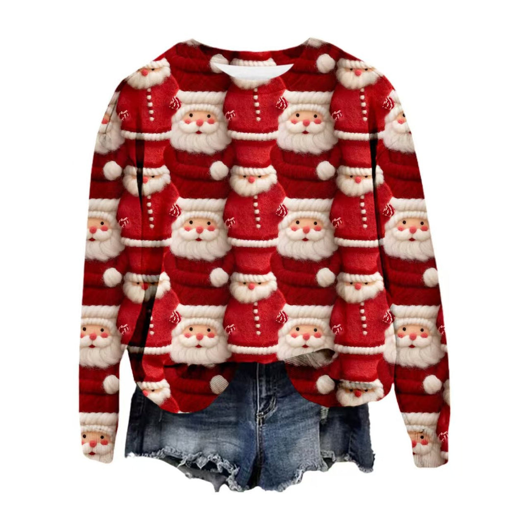 Damen Verspielter Weihnachts-Pullover Drune