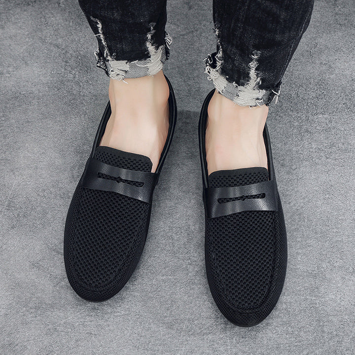 Herren Atmungsaktive Mesh Slipper Drune