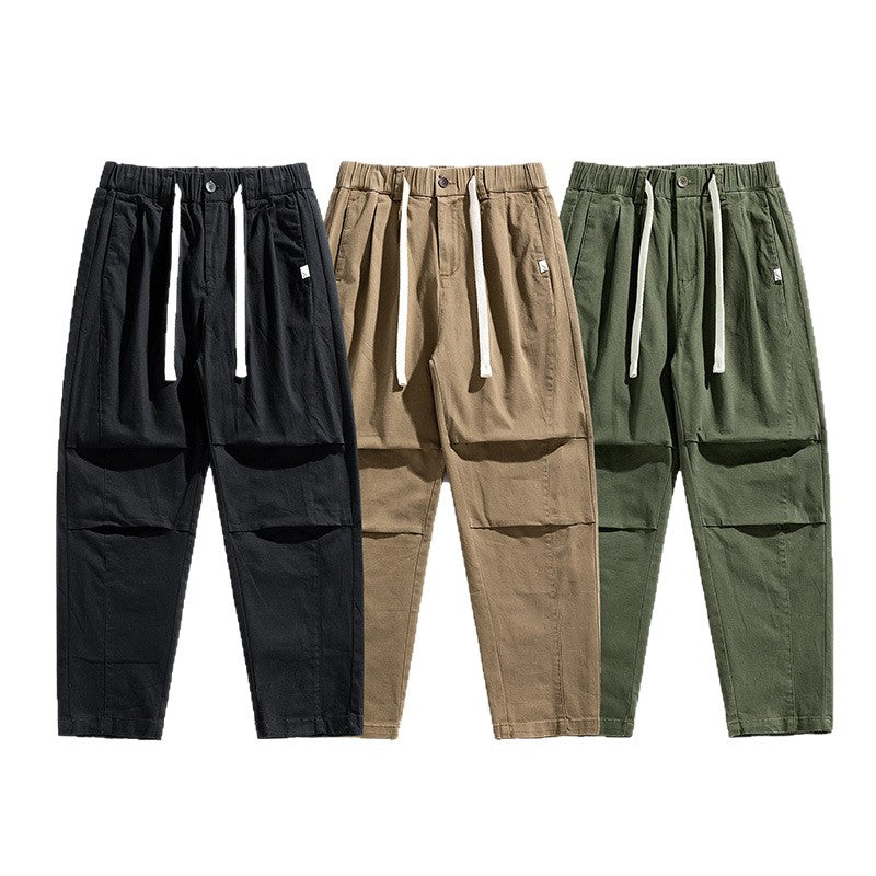 Herren Tapered-Cargojogger mit elastischem Komfortbund, Pattentaschen und Knöchelbündchen Drune