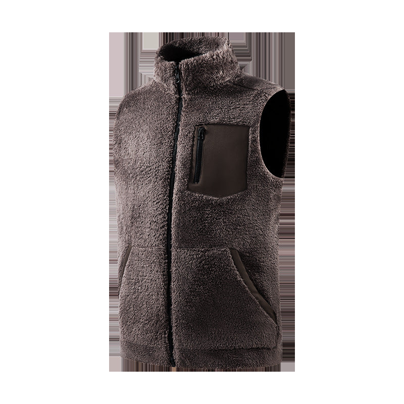 Herren Kuschelige Fleece-Weste mit praktischen Taschen Drune