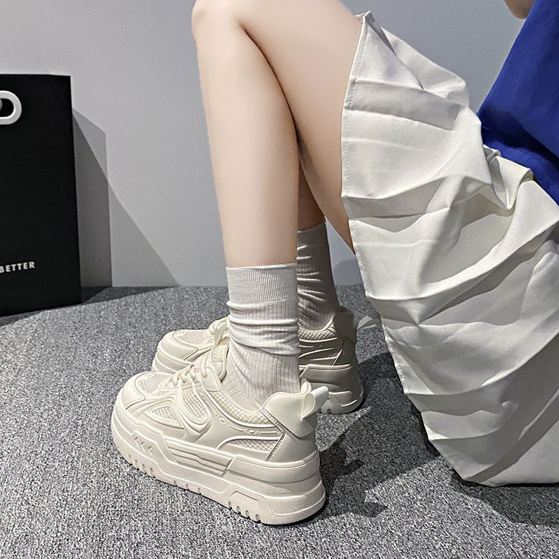 Damen Chunky Sneakers mit luftdurchlässigem Mesh und komfortabler Dämpfung Drune